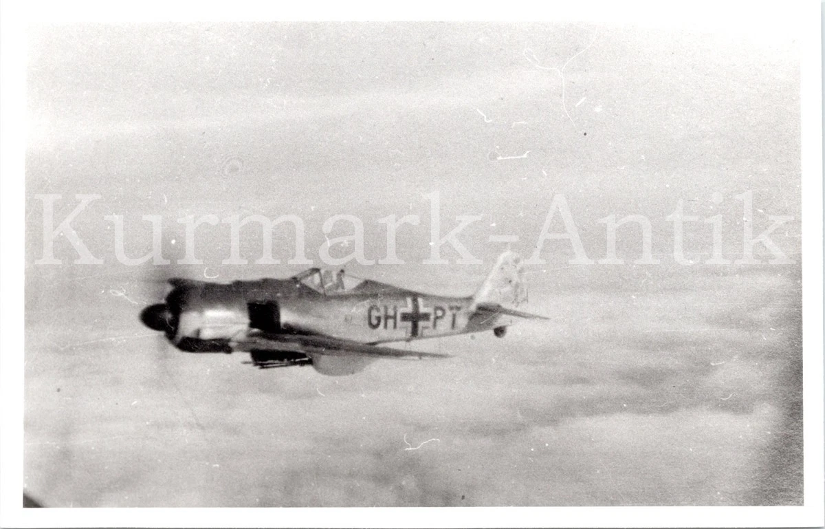 S081 Photo Wehrmacht Archive Repro Luftwaffe Aircraft Fw190 Testing Gondola MG