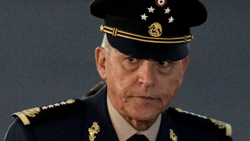 Portrait du Général Caïtano LOSSADA / IRL : Général Salvador Cienfuegos Zepeda.
