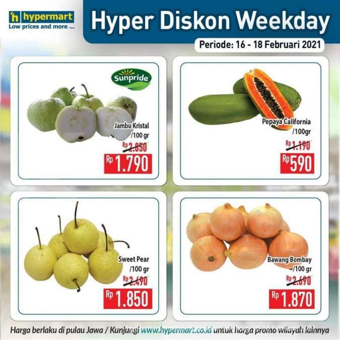 Katalog Promo Hypermart 16-18 Februari 2021