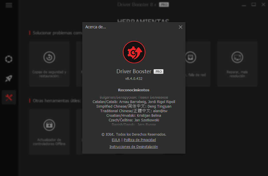driver - IObit Driver Booster PRO v8.4.0.432 [Portable] [Esp.] [UL-UPL-KF-DG] - Descargas en general