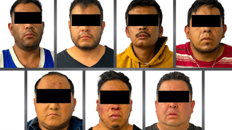 Aprehenden a ocho integrantes de banda de extorsionadores; uno tiene solo 15 años