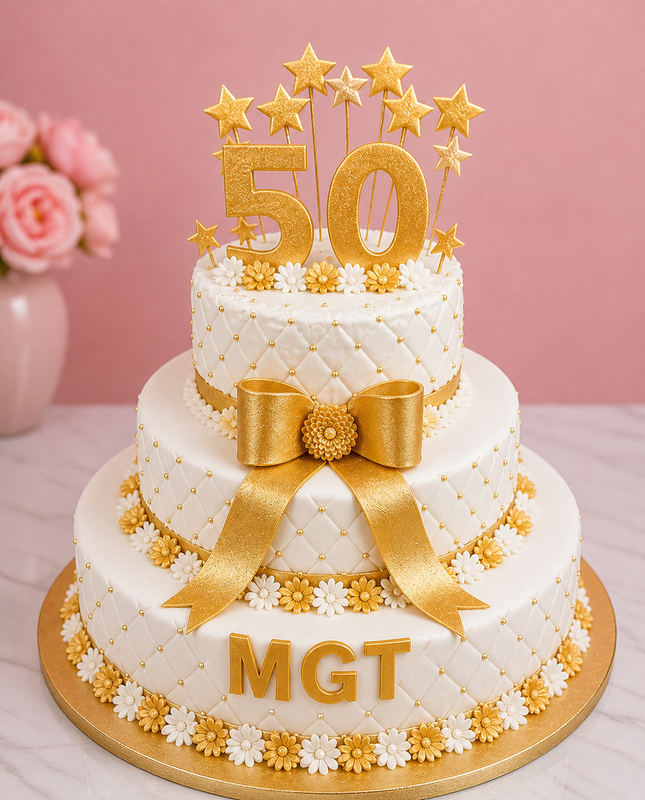 Royal Bliss 3-Tier Cake Image