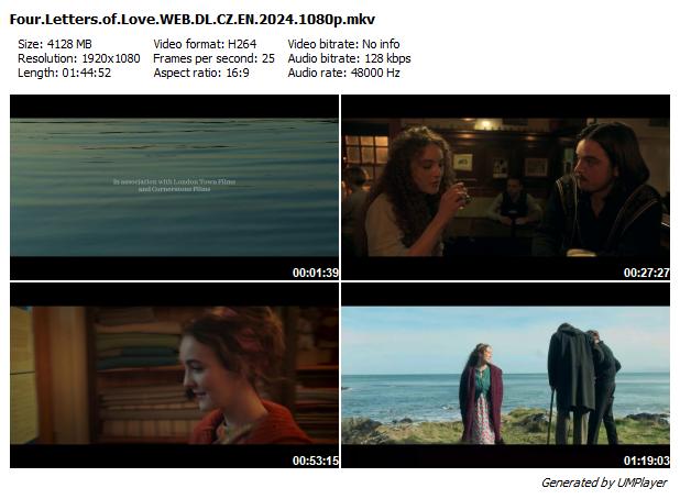 Čtyři milostné dopisy / Four Letters of Love (2024)