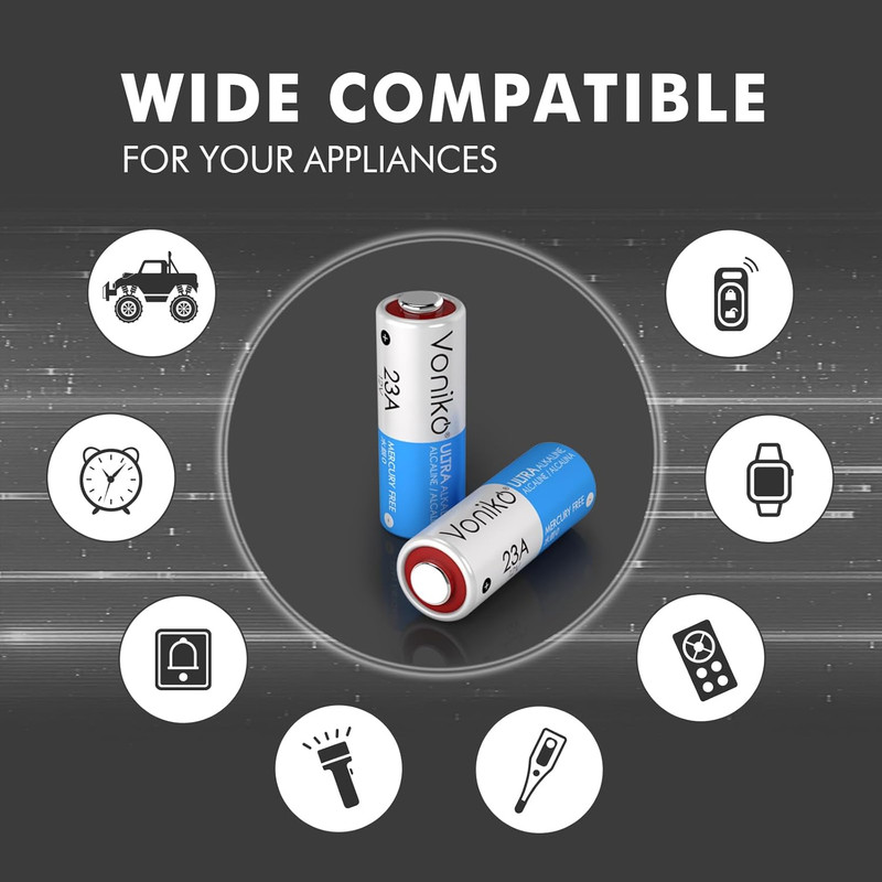 23A 12V Battery Compatible Models List MN21 GP23A V23GA