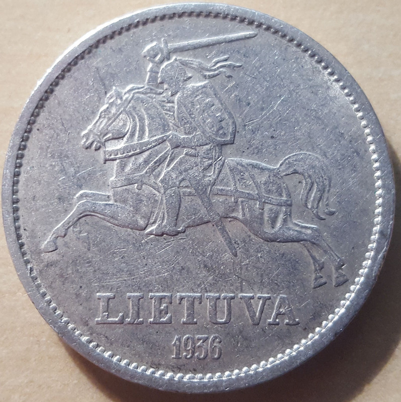 Entre Guerra y Guerra. Lituania, 10 litas de 1936 20200810-184501