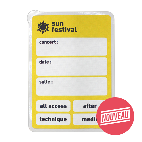 Badge tissus