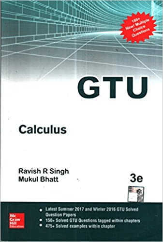 Calculus, Third Edition, GTU-2017