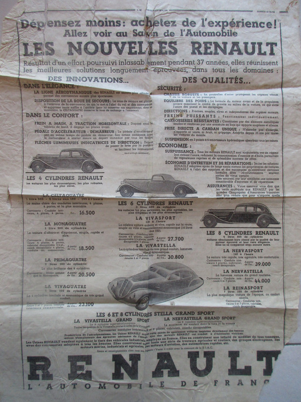 les trains Citroên Le Moniteur 06 10 1934 verso