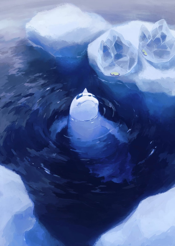 dewgong-and-bergmite-pokemon-drawn-by-pe