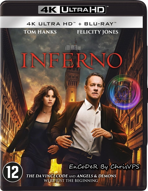 Inferno (2016) MULTI.HDR.DoVi.Hybrid.2160p.BDRemux.TrueHD.7.1.Atmos.AC3-ChrisVPS / LEKTOR i NAPISY