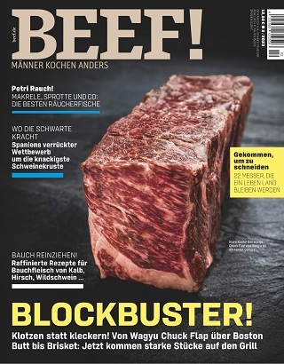 Cover: Beef Magazin Männer kochen anders No 02 2023