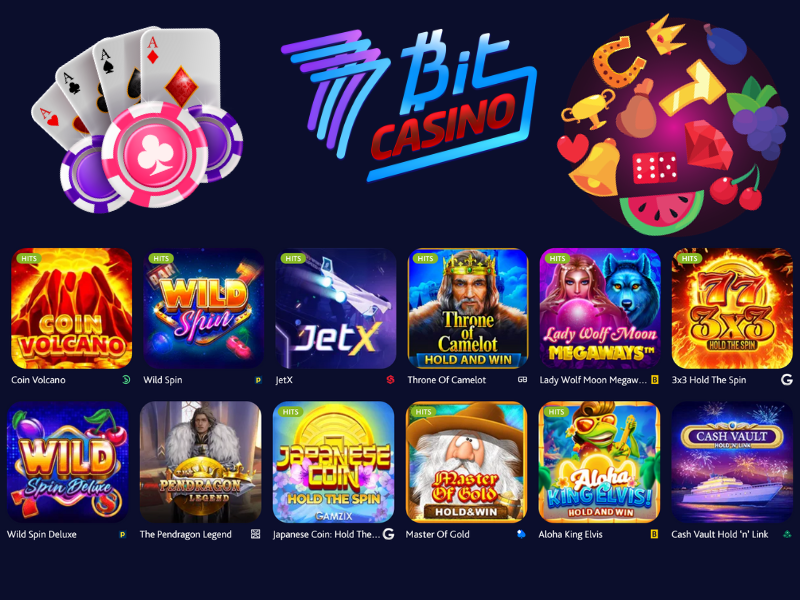 Variety of Slots at 7Bit Casino