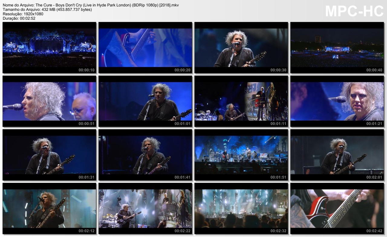 The Cure - Boys Don't Cry (Live in Hyde Park London) (BDRip 1080p) [2018]