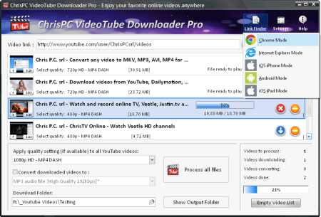 ChrisPC VideoTube Downloader Pro 14.22.0114 Multilingual