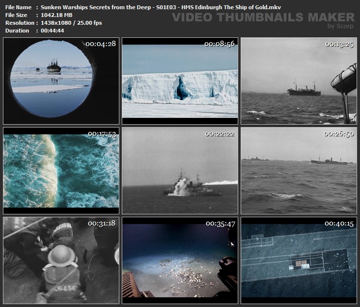 Sunken Warships Secrets from the Deep - S01E03 - HMS Edinburgh The Ship of Gold.mkv