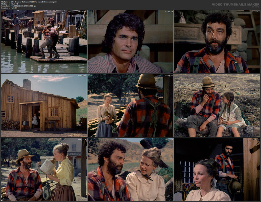 Little House on the Prairie S01E04 Mr. Edwards' Homecoming.mkv