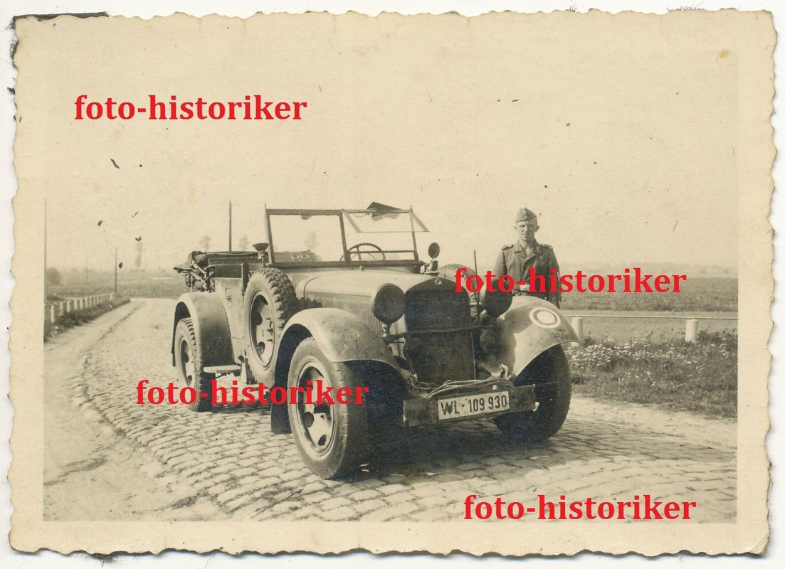 PKW Kübelwagen Mercedes Benz 320 WK Kennung WL R