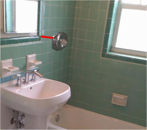 Cracks on old tiled bathroom wall | DIY Home Improvement Forum