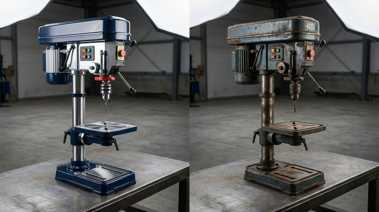 Сравнение технических характеристик нового и б/у промышленного оборудования