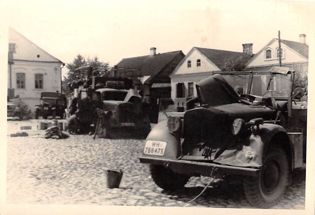 Überfall Einheits - PKW in Gradeck Litauen Ostfr