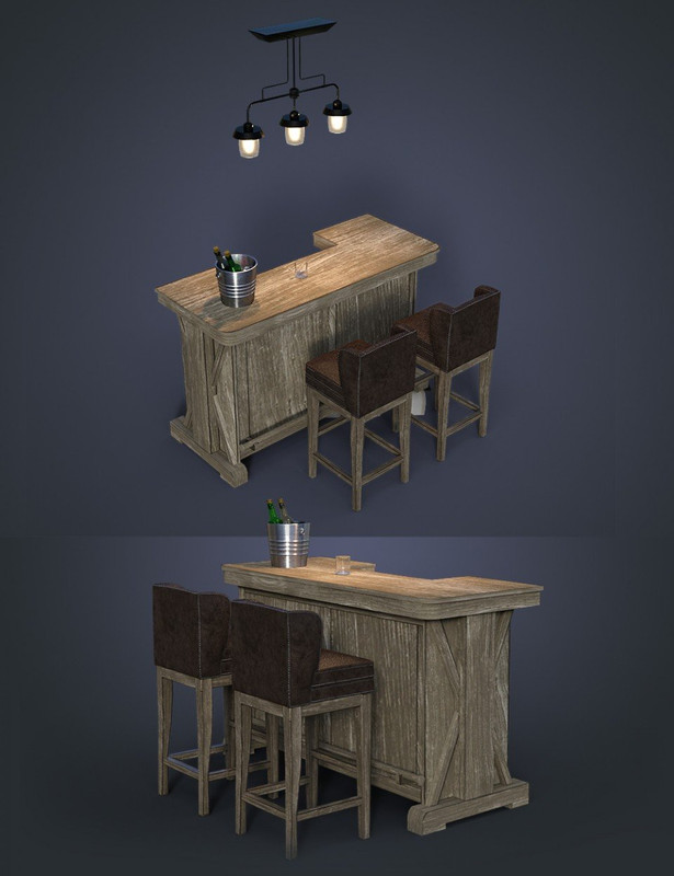 Greystone Bar Set