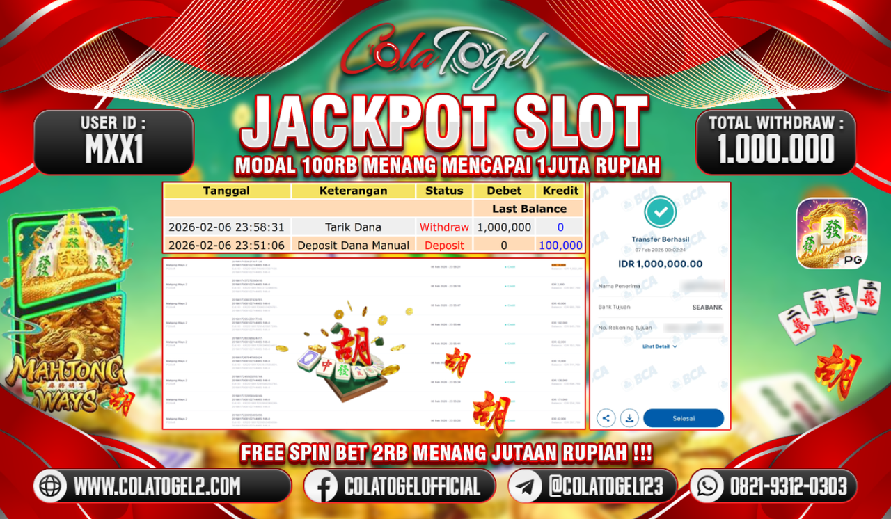 JACKPOT SLOT GACOR!!