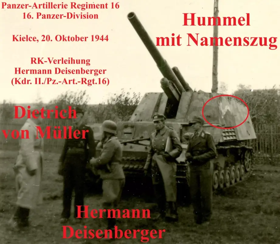 Kielce Polen 20.10.1944 Hummel Wespe 16. Panzer-Division RK-Verleih. Bild 13-15 (2)