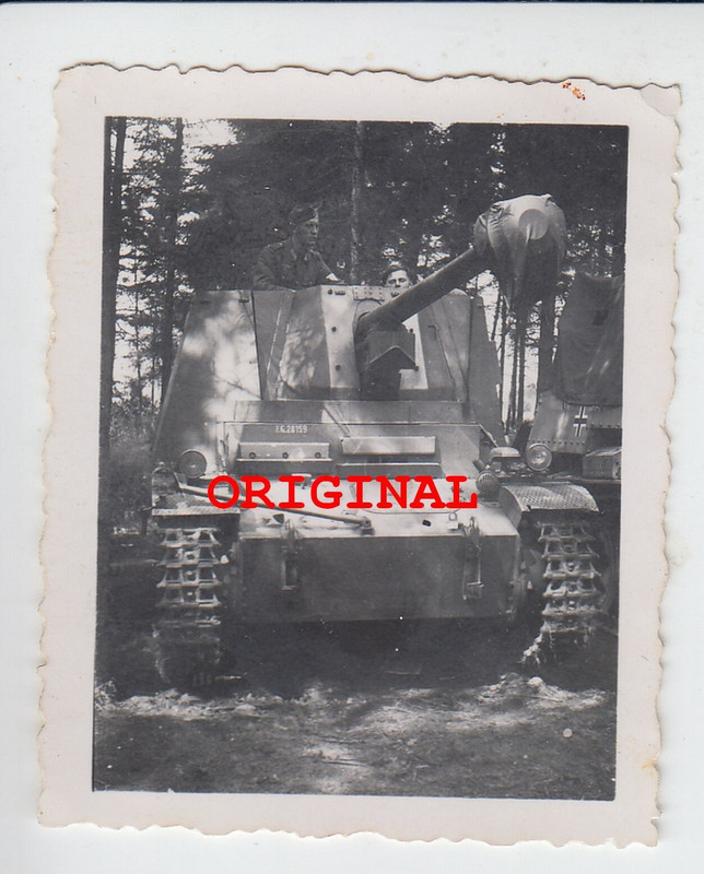 Foto 2wk Panzer Sturmgeschütz Wald Deckung panze