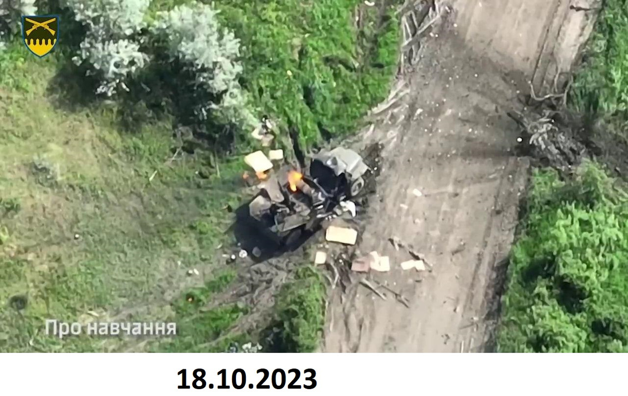 1081 82mm 2B9 Vasilek destr 18 10 23