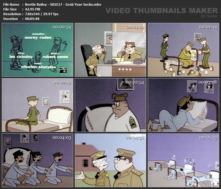 Beetle Bailey - S01E17 - Grab Your Socks.mkv