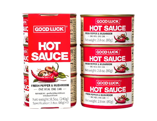 Good Luck Hot Sauce Fresh Pepper & Mushroom