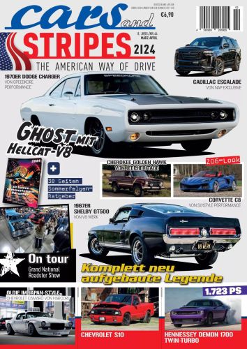 Cover: Cars und Stripes Magazin No 02 März-April 2024