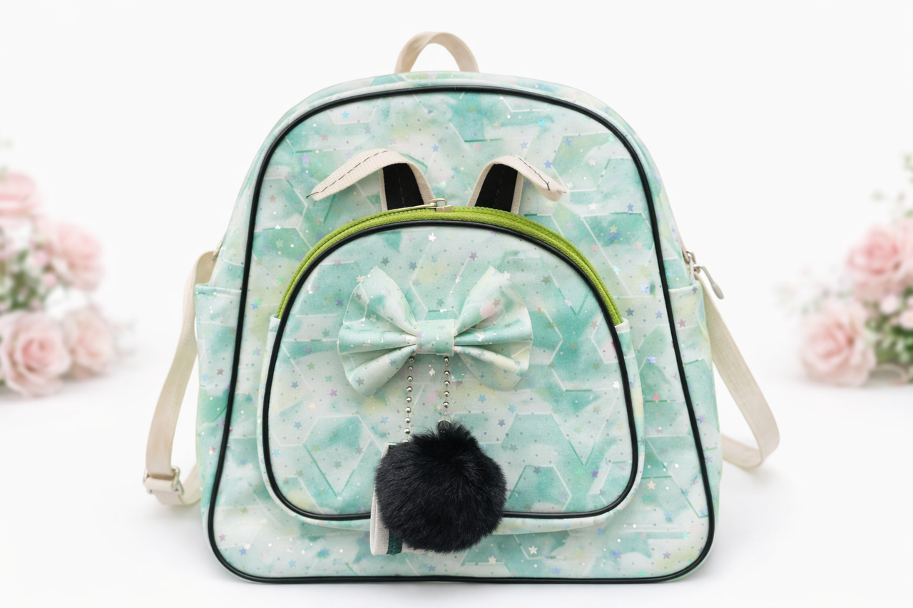 Cute Pastel Green Kids Backpack