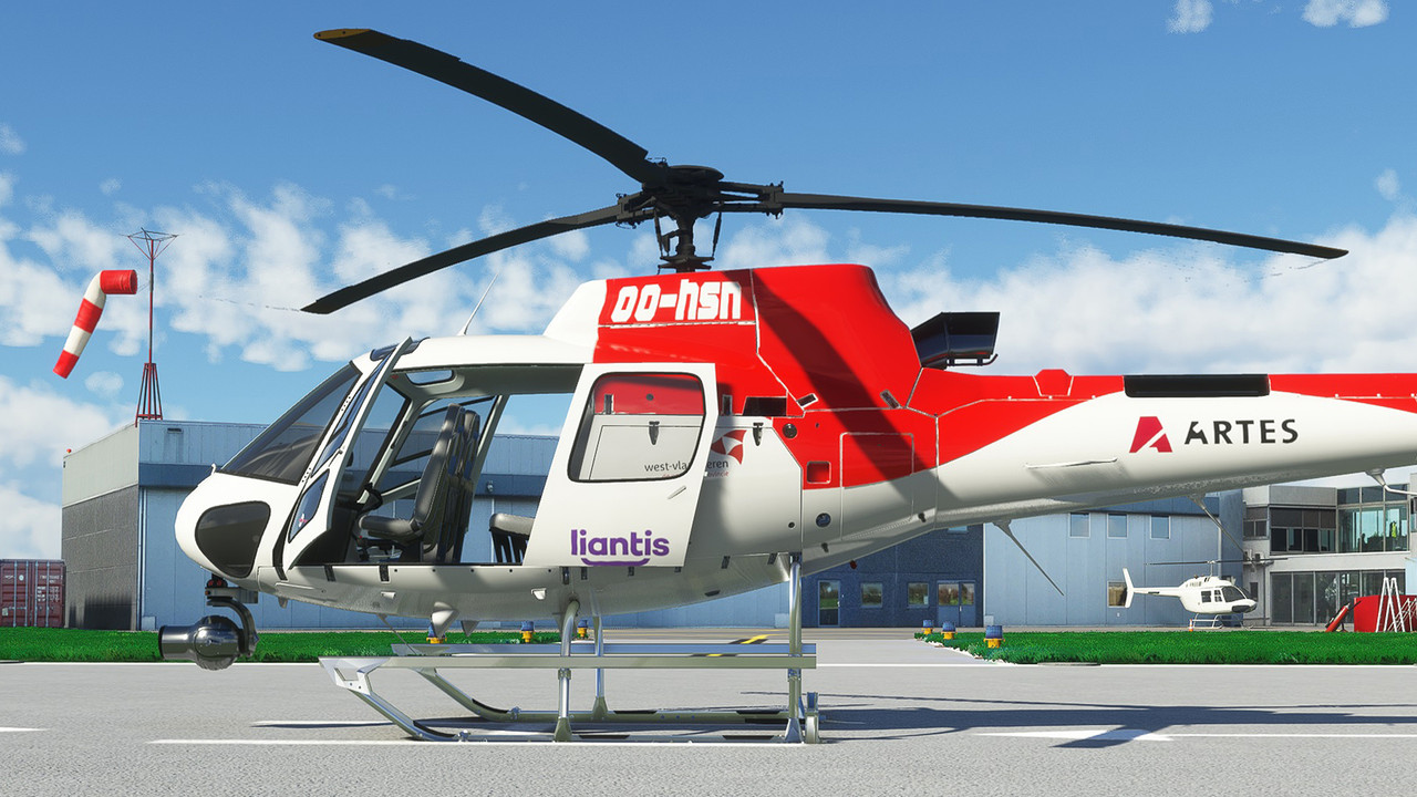 Airbus-Service-heliport-EBHN-Heli-H125-2