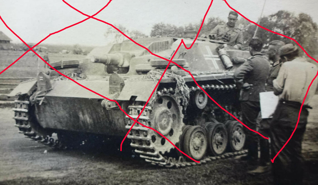 original Foto WK II Stug III Sturmgeschütz