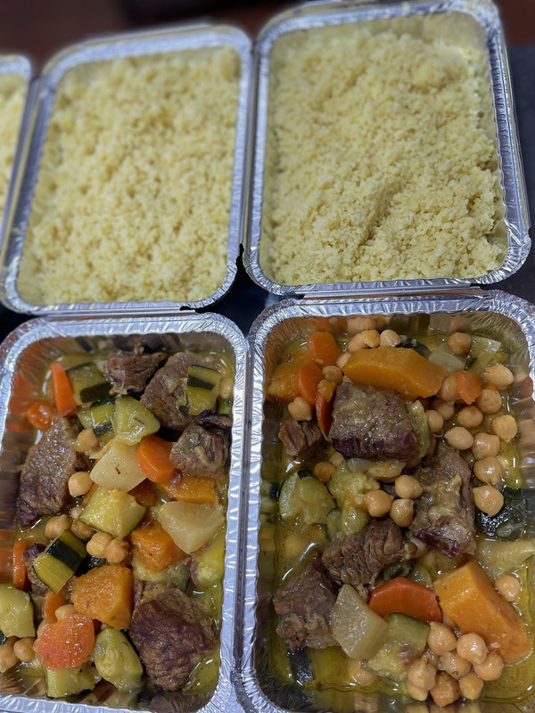 Cous Cous con Verduras y Carne