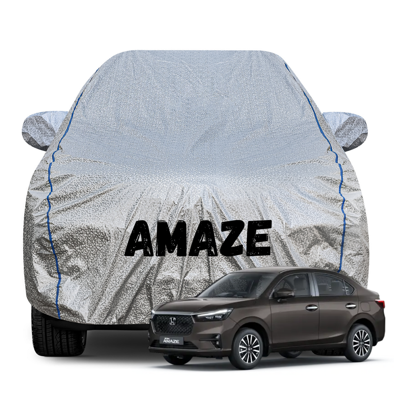 Amaze Silver Car Cover