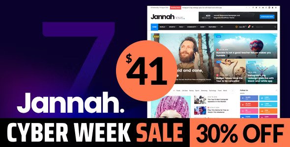 Jannah v7.0.4 - Newspaper Magazine News BuddyPress AMP Nulled