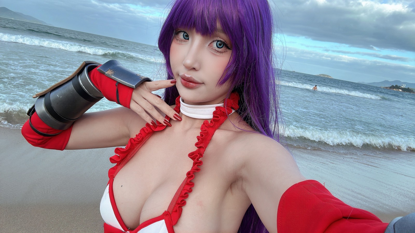 Puy Puy – 玛尔达 Martha Summer Cosplay 写真视频（96P+3V-4.56GB）FGO插图6
