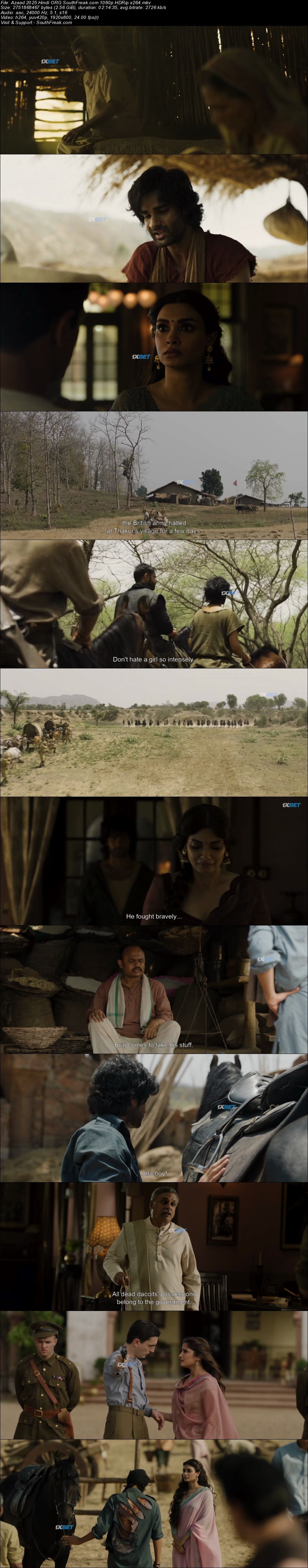 Azaad 2025 Hindi ORG South Freak com 1080p HDRip - hdhubflix, hubflix, hdmovieshub, allmovieshub