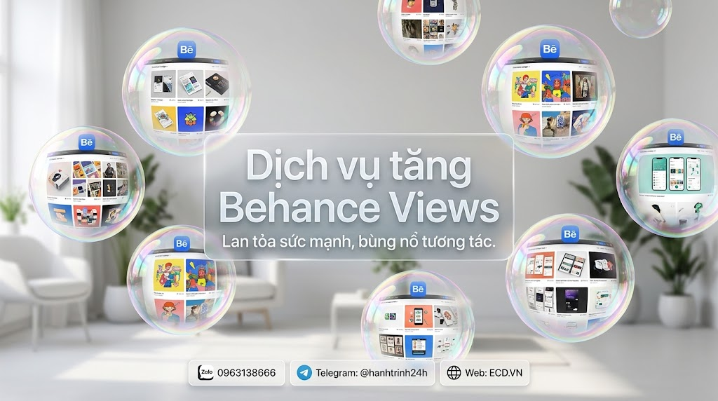 dịch vụ tăng behance views nhanh chóng tăng lượt xem