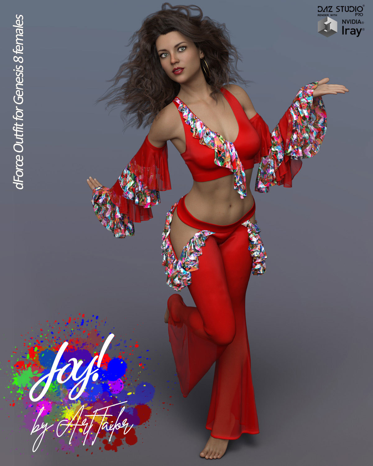 Joy d Force Outfit for Genesis 8 Females