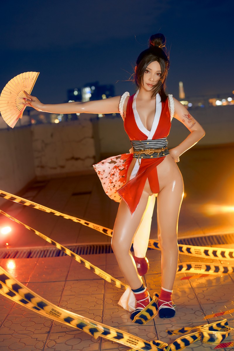 Joyce Lin2x Mai Shiranui Cosplay 性感写真集 39P插图