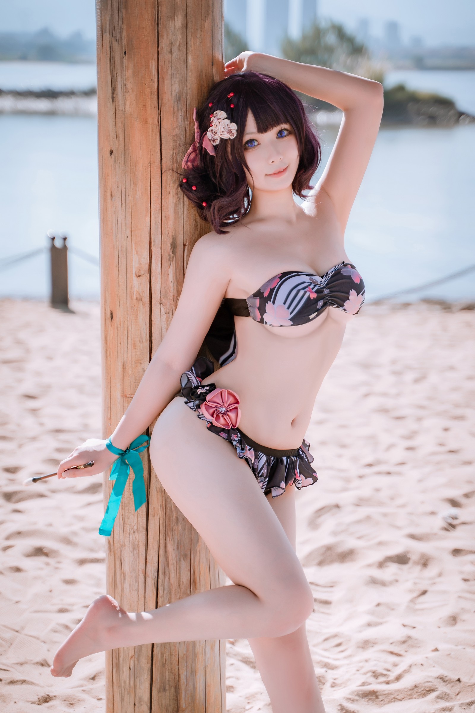 w百合欧皇子w 沙滩写真集 – 夏日泳装主题高清写真 [21P-173MB]插图7