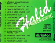 Halid Muslimovic - Diskografija Zadnja