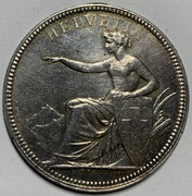 5 francs 1874 B. Suiza  8-D4604-E0-FDD0-47-DC-A98-B-5-FC74080-C80-F