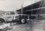 Dick Beckenbeck 41 5W Coupe Wreck 4th Turn Fence