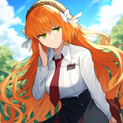 depth of field, 1girl, {ishmael (limbus company)}, {{ishiyumi(artist)}}, best qu s-2960600870