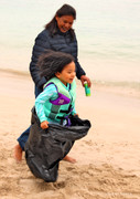 Persevering in the Sack Race (New Year's Beach Day 2025)