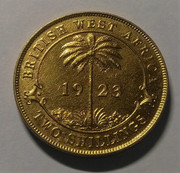 ¡¡Amarillosis! 2 Chelines, Jorge V - África Occidental Británica, 1923 Img-2144